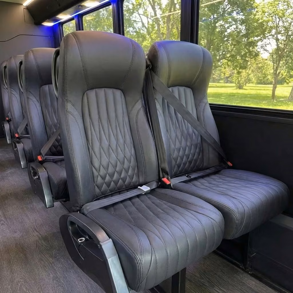rexburg 20 passenger minibus high back seats