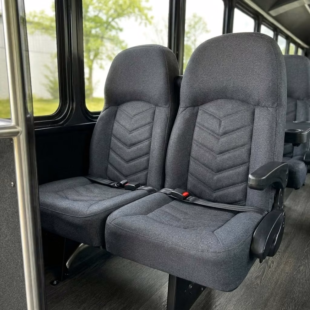 rexburg 25 passenger minibus high back seats