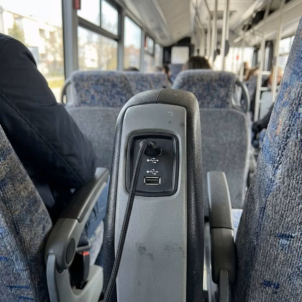 rexburg 28 passenger minibus usb charging
