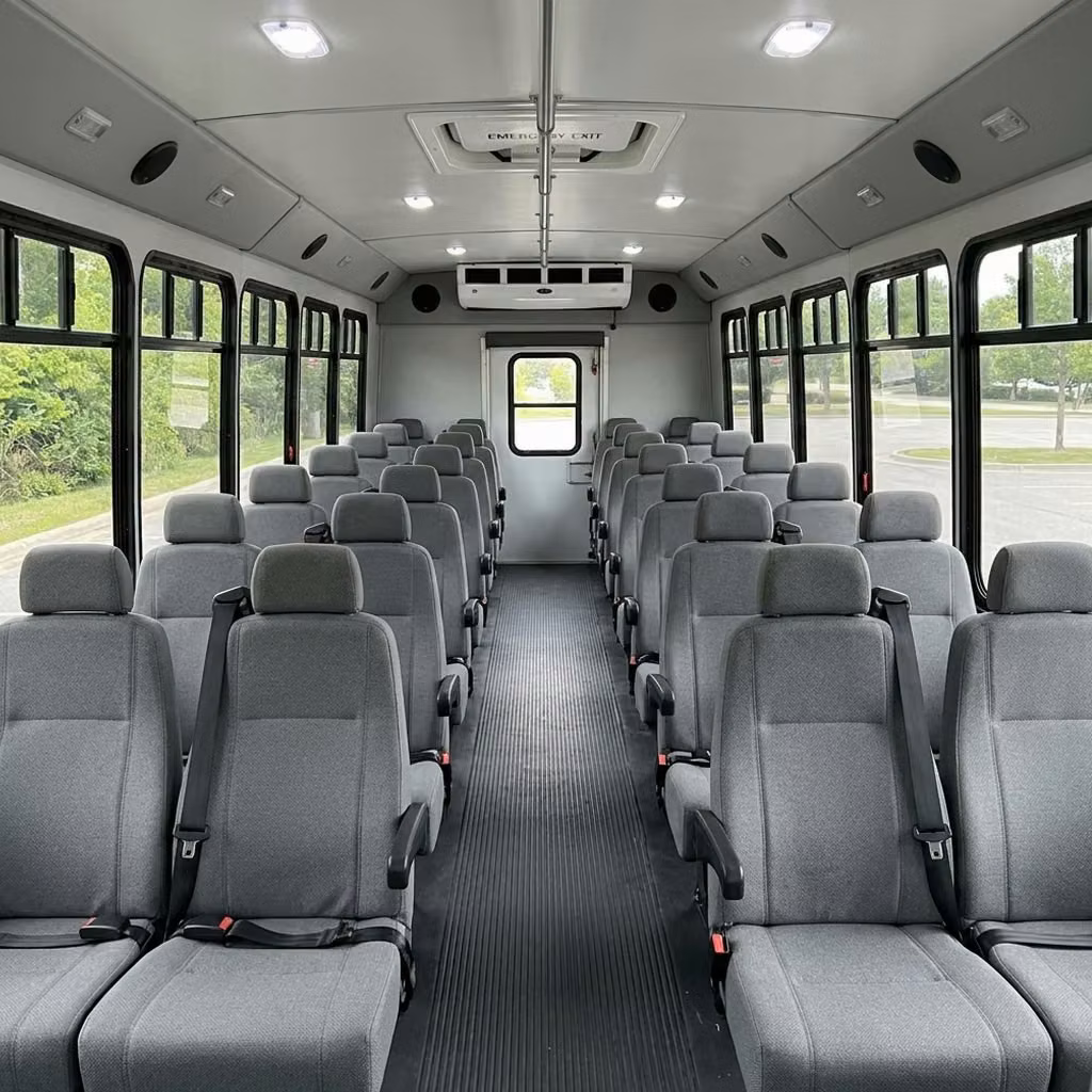 rexburg 30 passenger minibus seating
