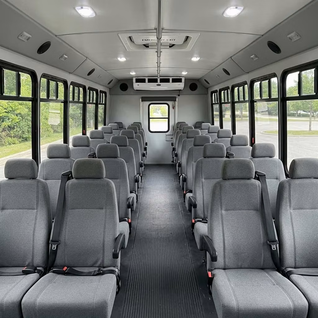 rexburg 35 passenger minibus seating