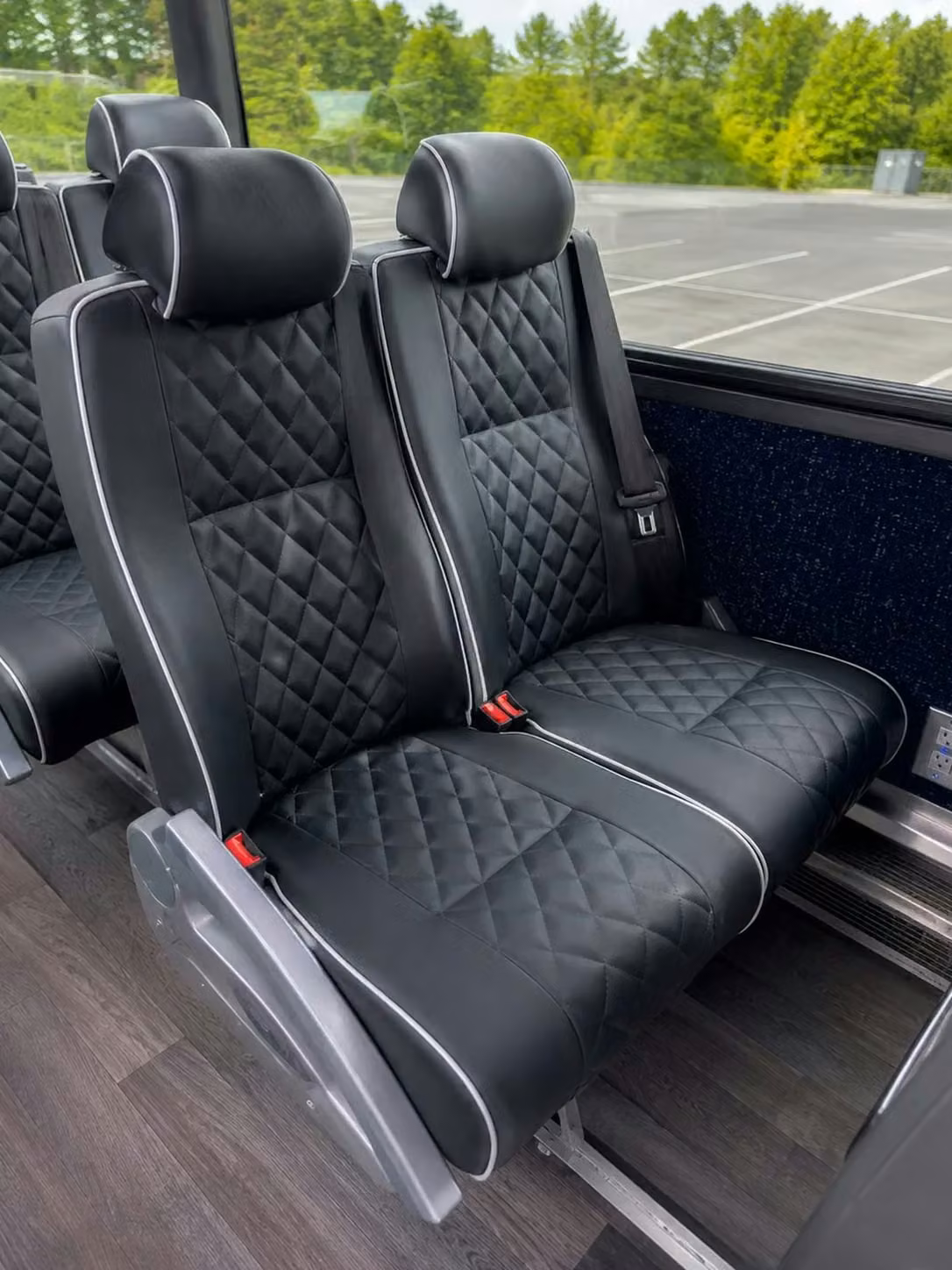 rexburg 56 passenger charter bus reclining seats