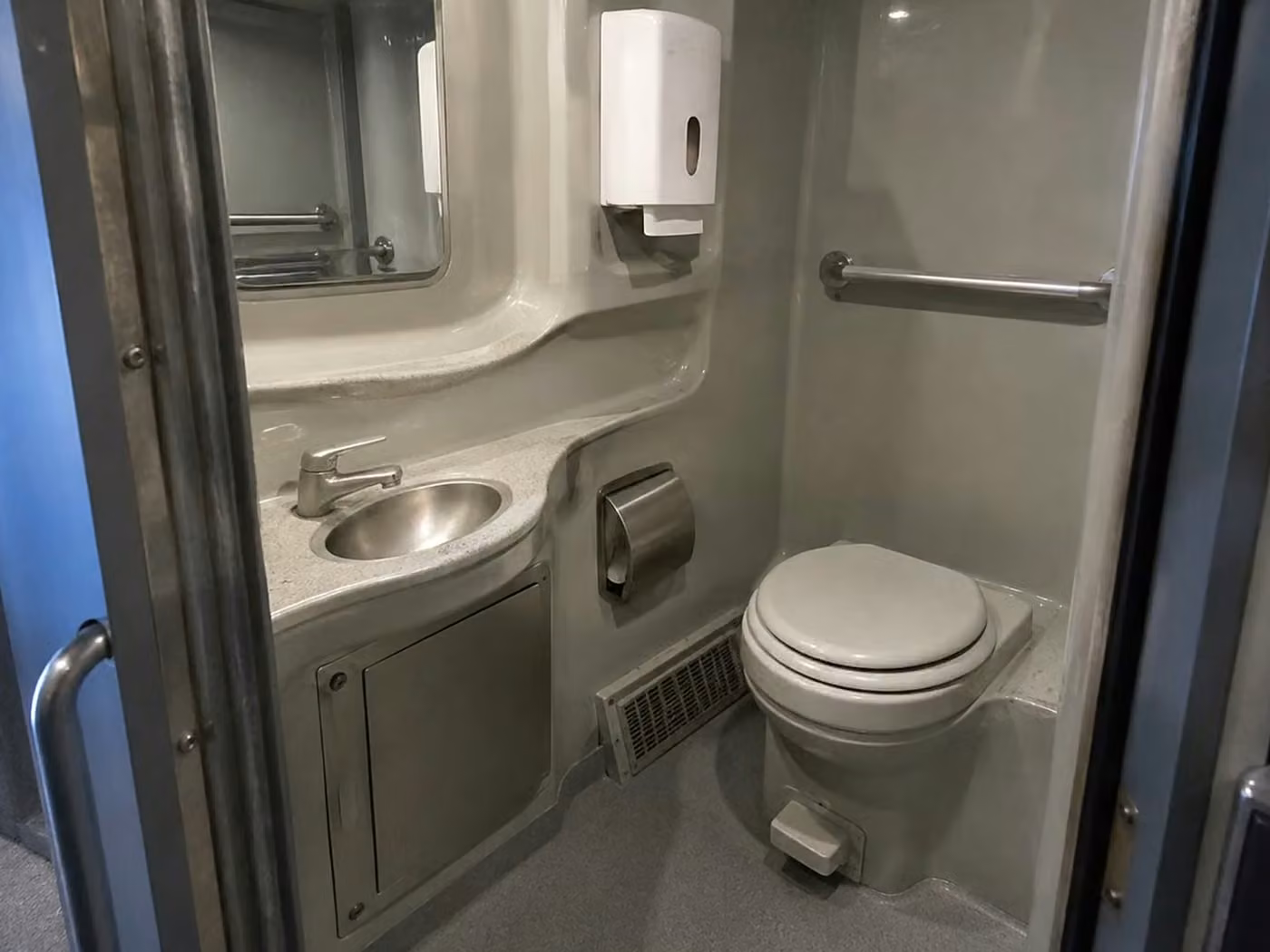 rexburg charter bus onboard restroom