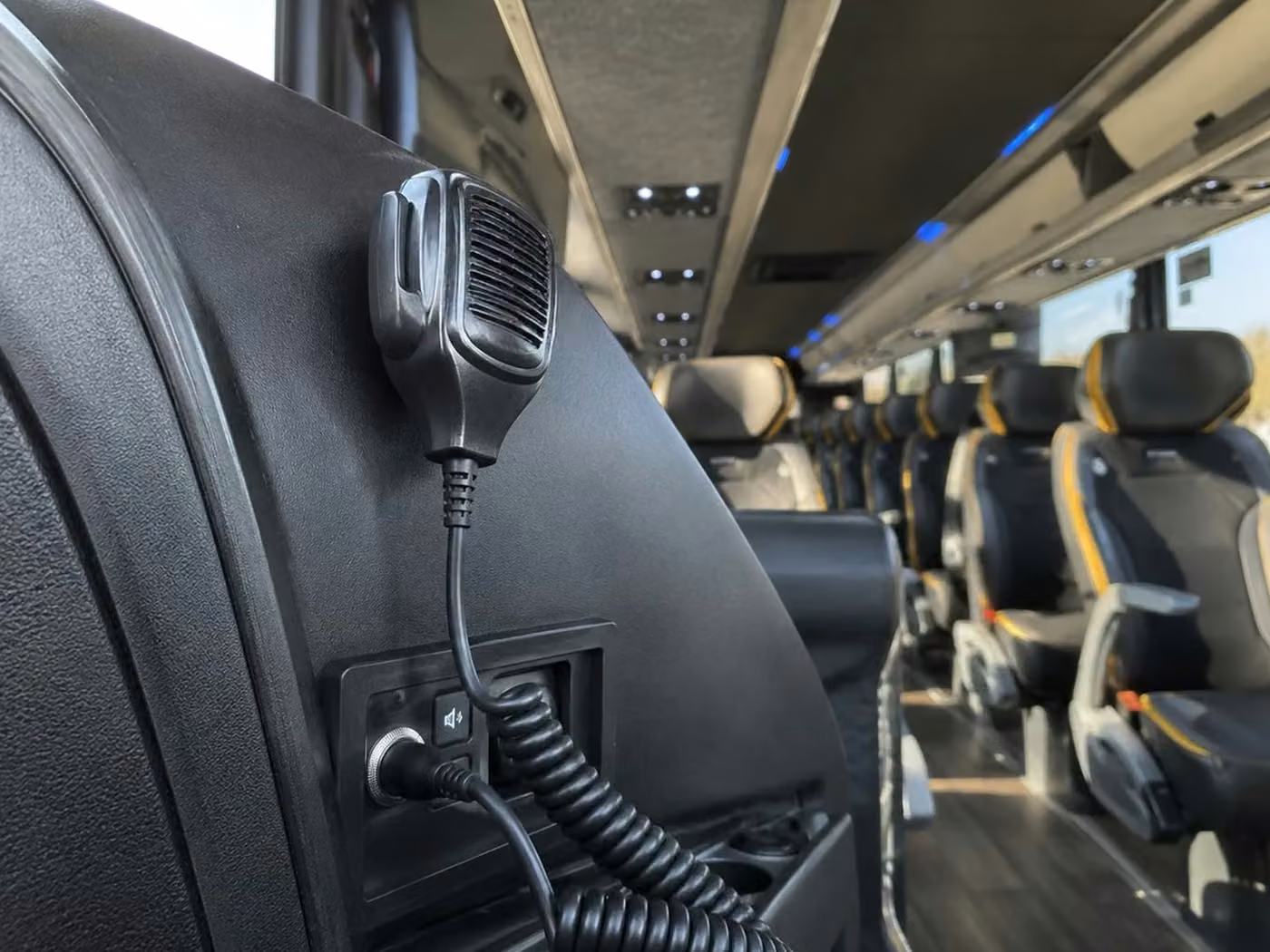 rexburg charter bus pa system