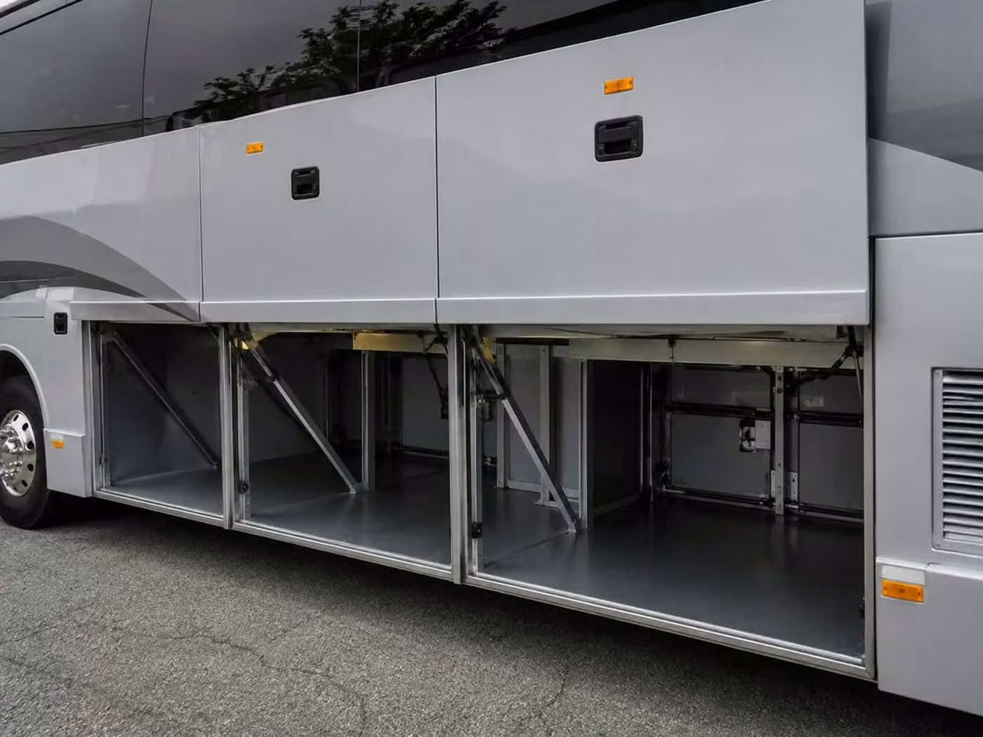 rexburg charter bus under bus storage