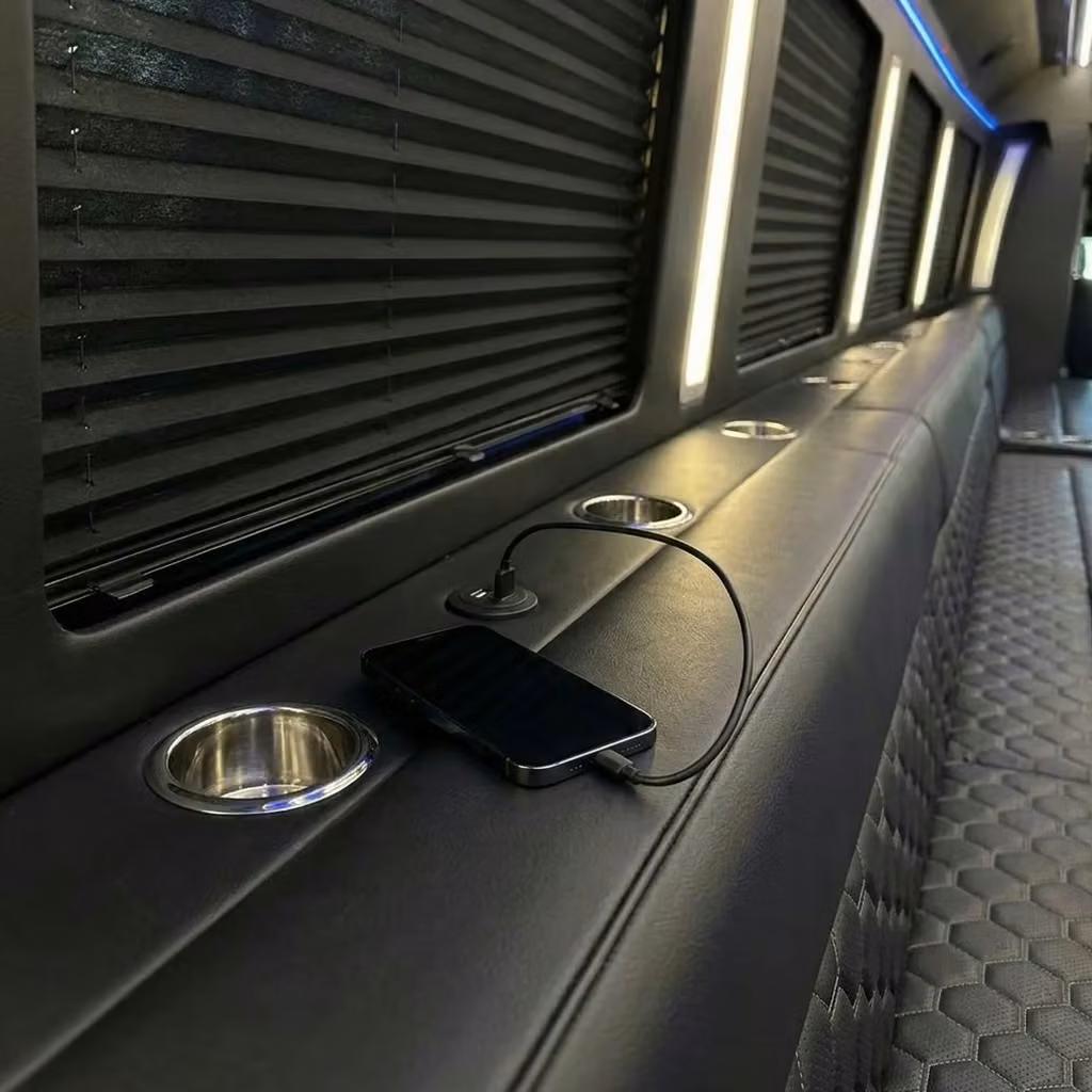 rexburg party bus usb charging