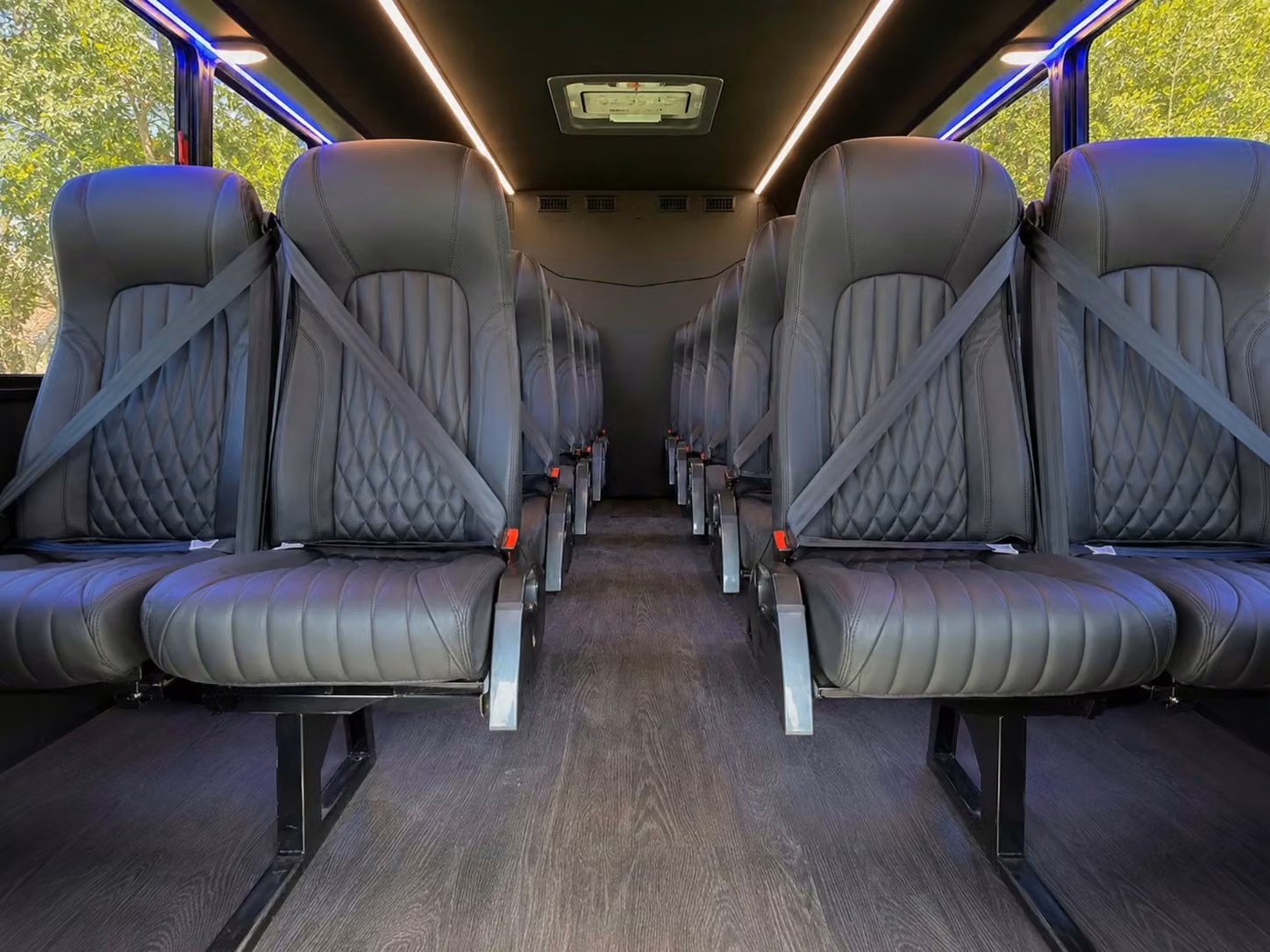 20 passenger minibus interior
