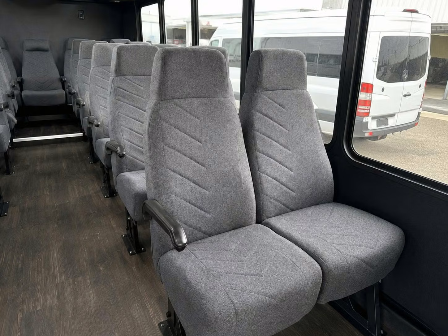 18 passenger minibus inside