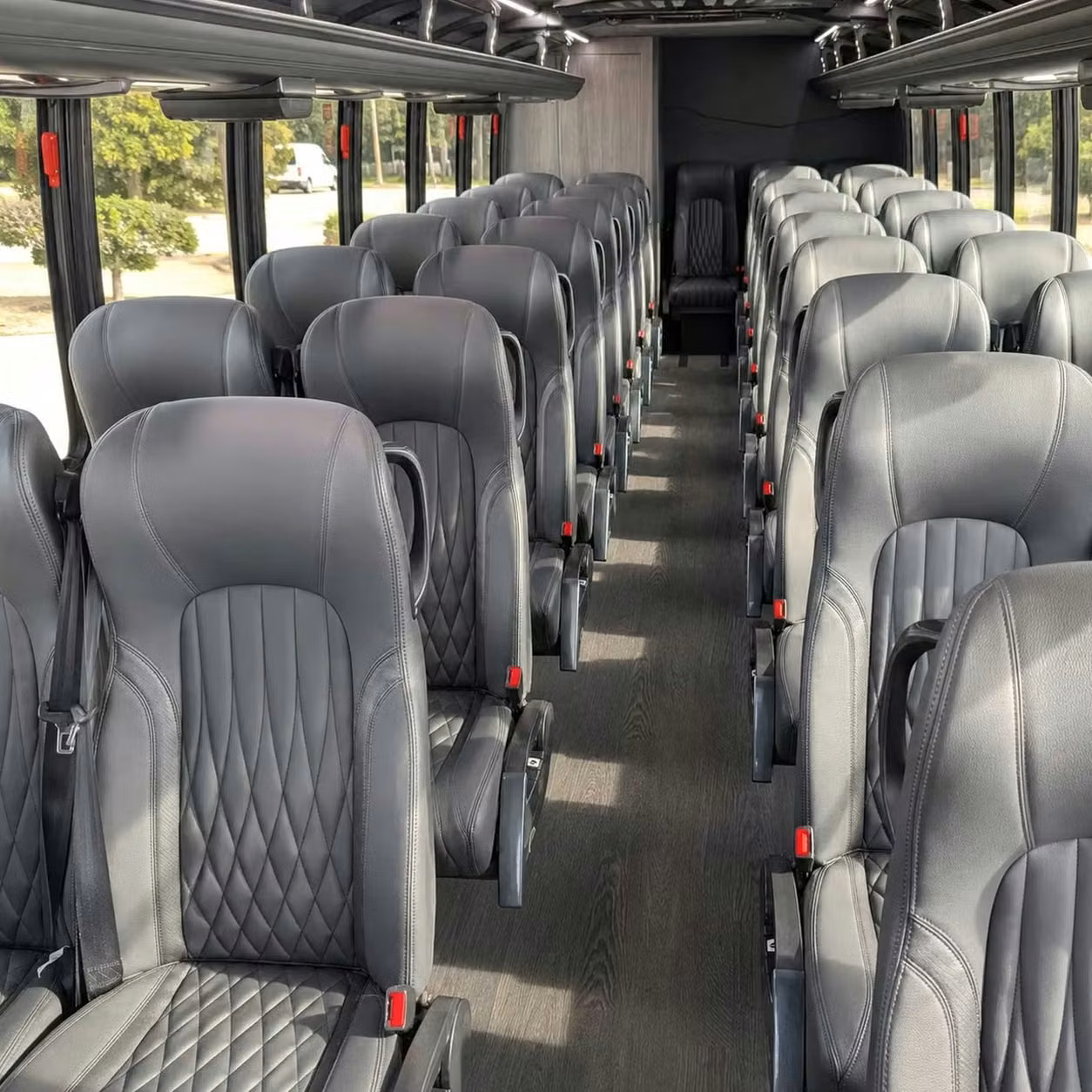 28 passenger minibus interior