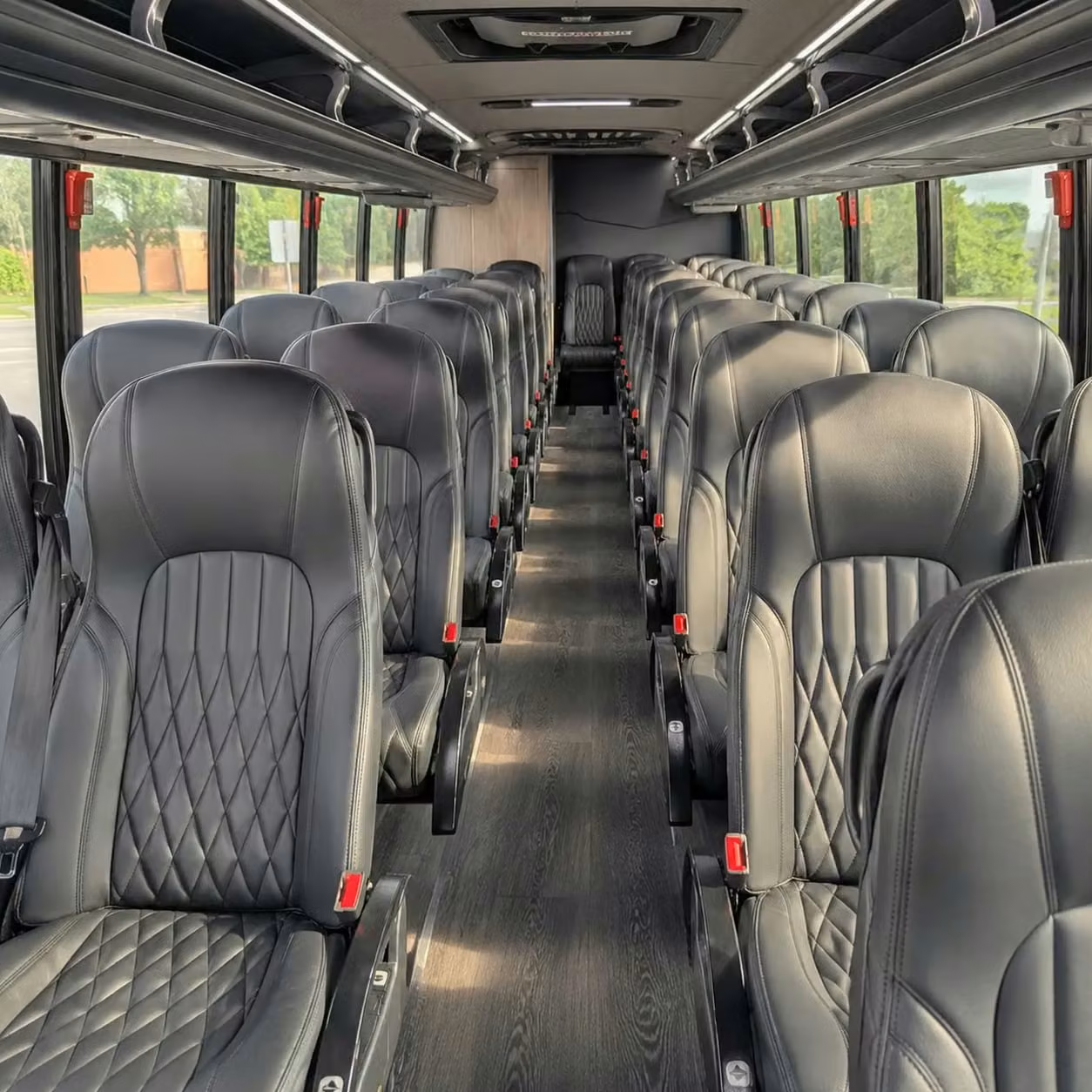 30 passenger minibus interior