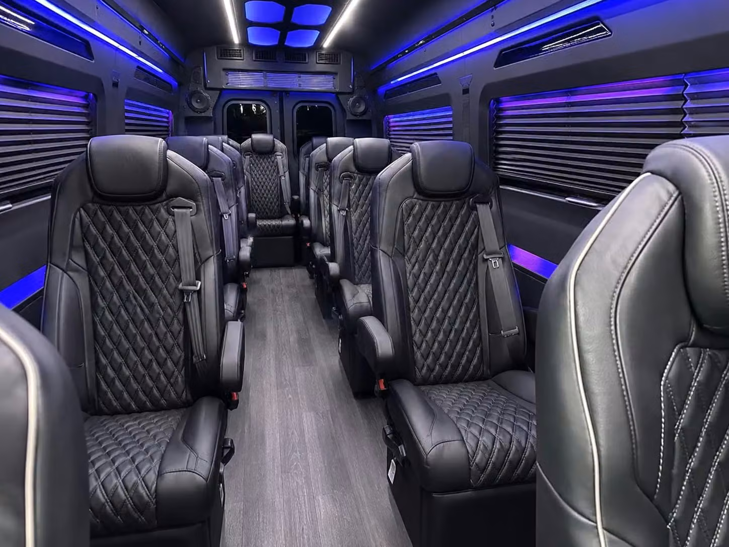 sprinter van with driver interior